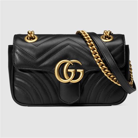 gucci sac femme noir|Gucci shoulder bag.